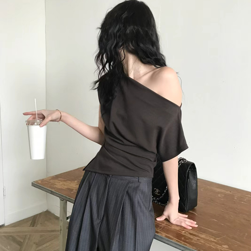 Elegant One-Shoulder Design Se - The Korean Lifestyle 评论和价格