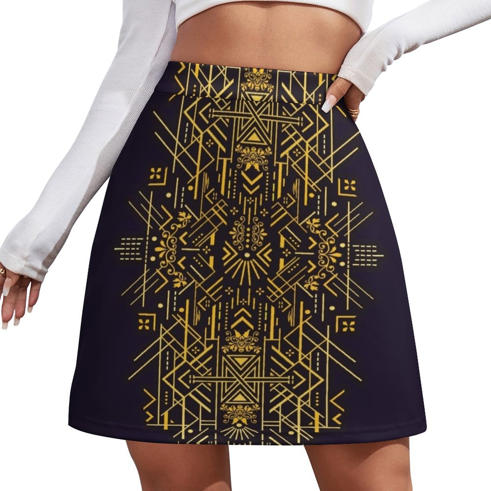 Life is Golden Mini Skirt wome - Korean Women Lifestyle 评论和价格