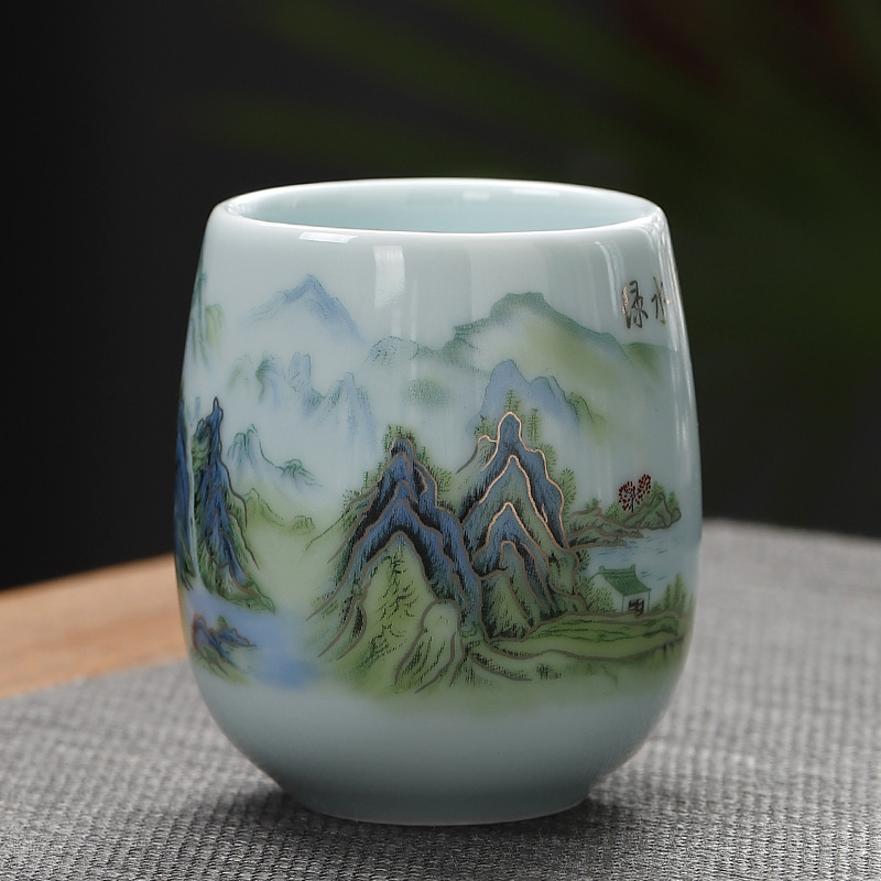 Ceramic tea cup, Japanese styl - Korean Tea Set 评论和价格