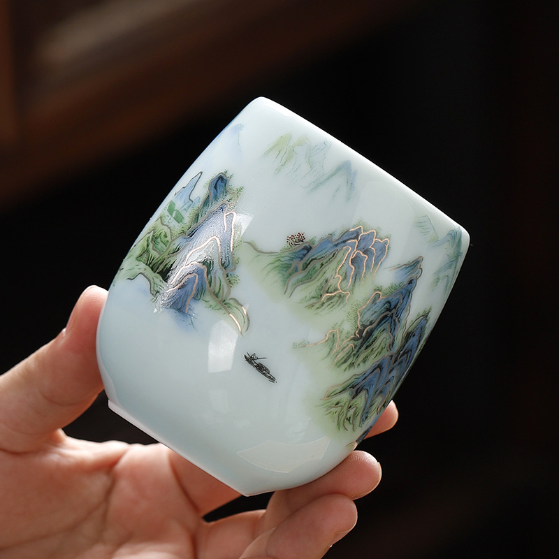 Ceramic tea cup, Japanese styl - Korean Tea Set 评论和价格