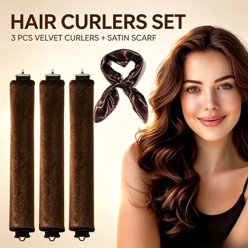 Thickened Heatless Curlers 3 P - Sleeping Pack Overnight 评论和价格