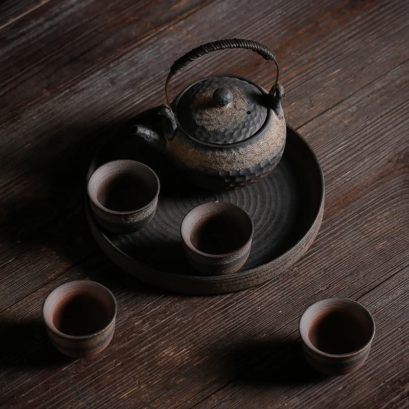 Japanese Crude Tao Yi Pot Four - Korean Tea Set 评论和价格