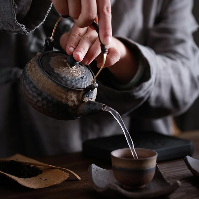 Japanese Crude Tao Yi Pot Four - Korean Tea Set 评论和价格