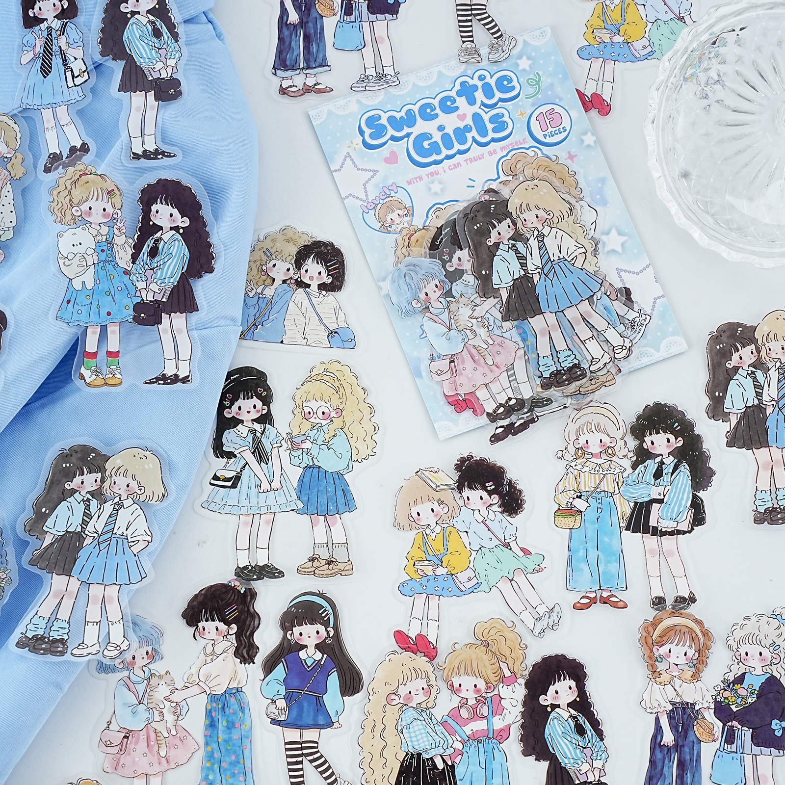 Etori Life Fresh Blue Girl Sti - Korean Lifestyle Aesthetic 评论和价格