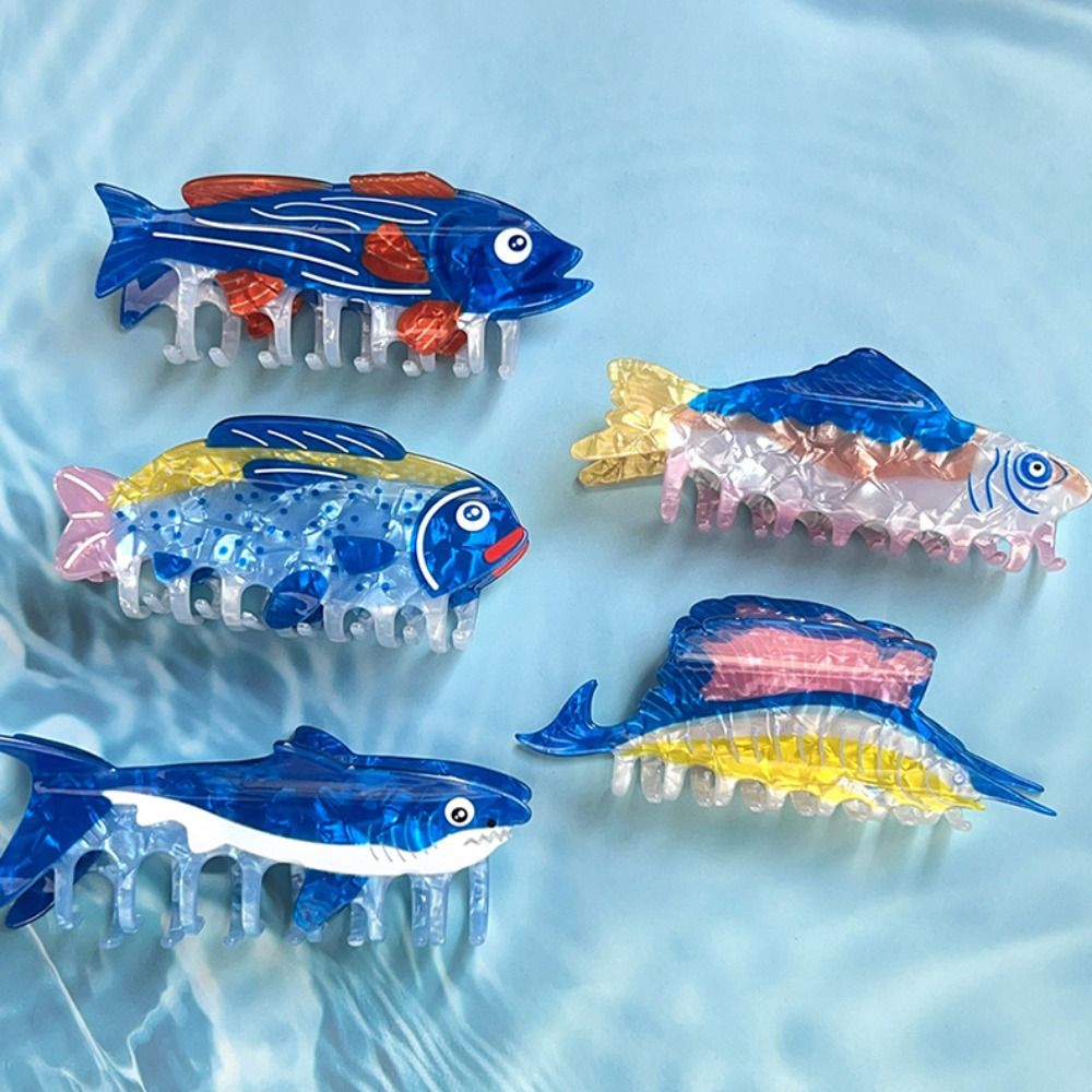 Hairpin Ocean Animal Hair Claw - Korean Women Lifestyle 评论和价格