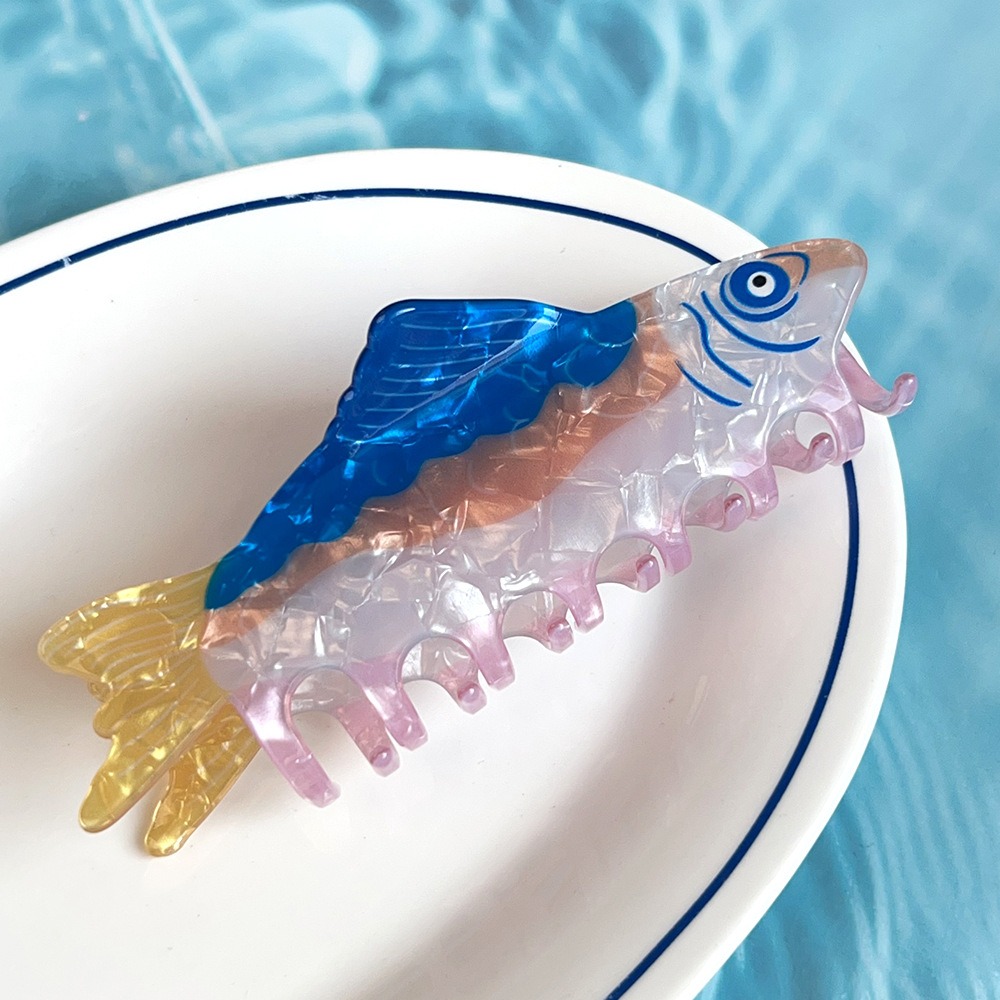 Hairpin Ocean Animal Hair Claw - Korean Women Lifestyle 评论和价格