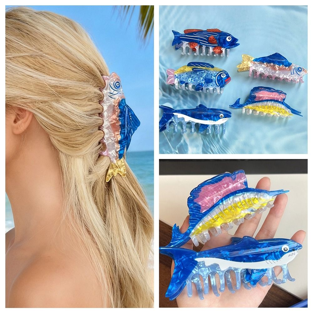 Hairpin Ocean Animal Hair Claw - Korean Women Lifestyle 评论和价格